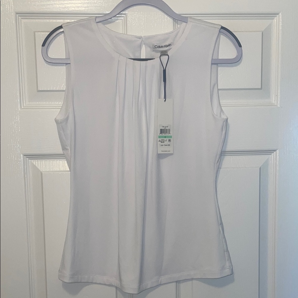 Calvin Klein Women's Classic White Tank Top